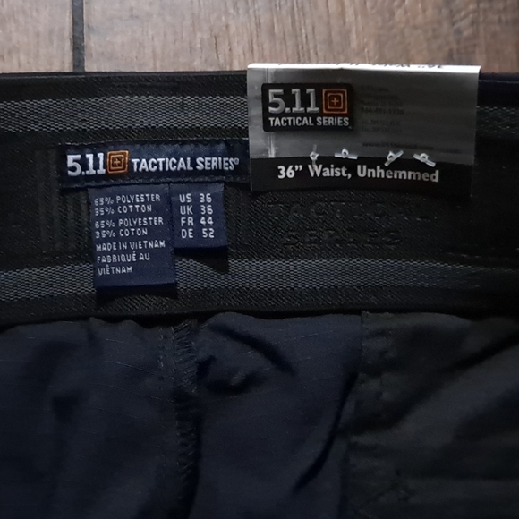 3 pairs of 5.11 Tactical Series BDU style pants dark navy blue size 36 waist - Picture 4 of 8